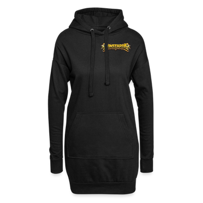 Hoodie-Kleid "Monstarob" - Schwarz