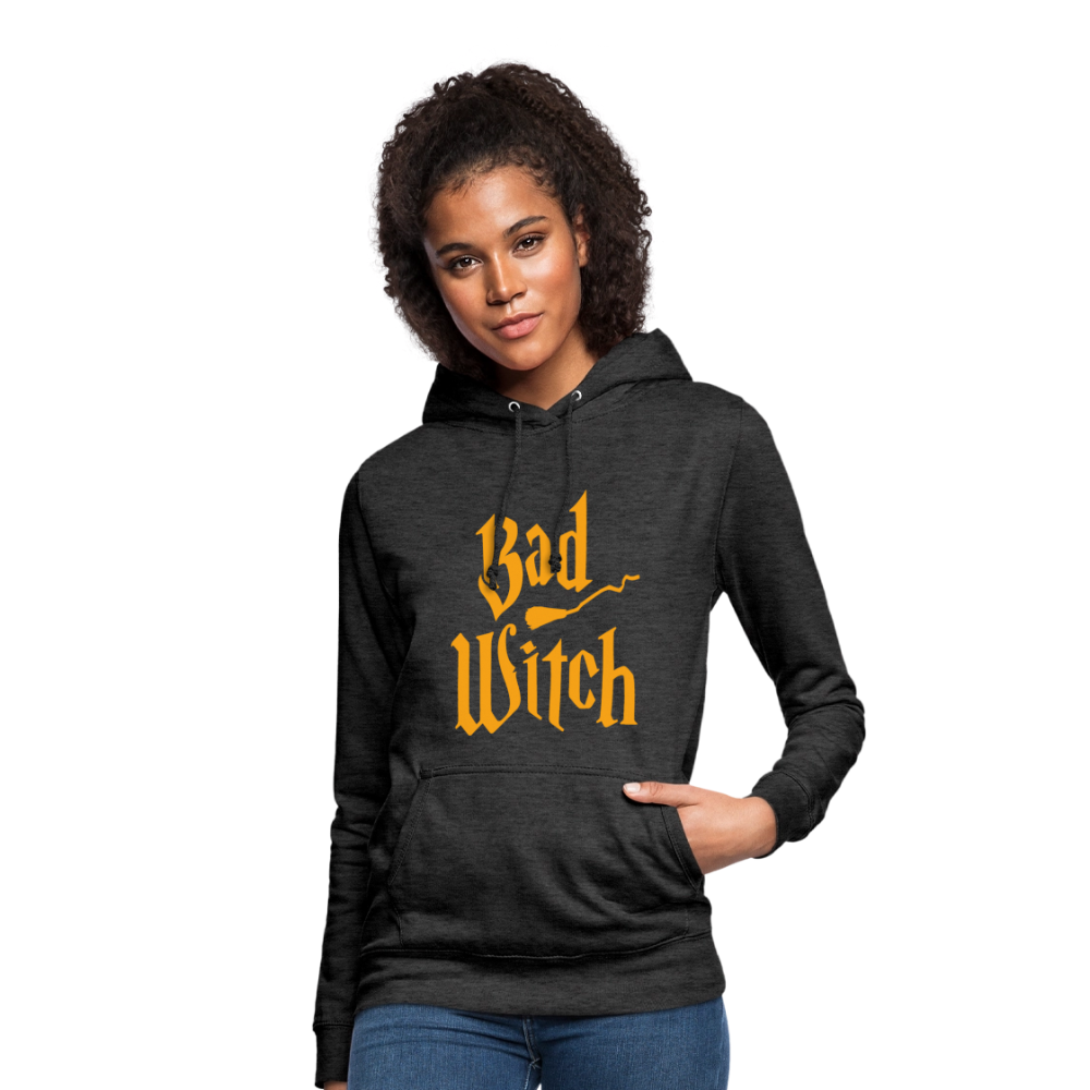 Frauen Hoodie "Bad Witch" - mit Customizer personalisierbar - Anthrazit