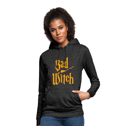 Frauen Hoodie "Bad Witch" - mit Customizer personalisierbar - Anthrazit