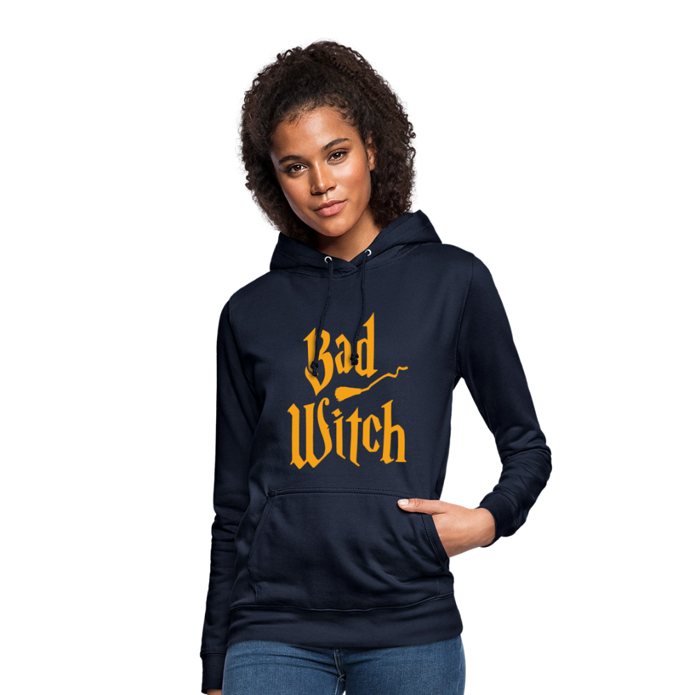 Frauen Hoodie "Bad Witch" - mit Customizer personalisierbar - Navy
