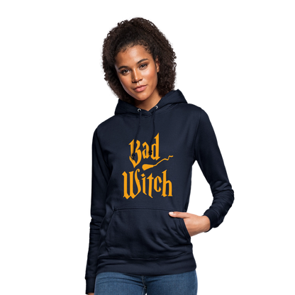 Frauen Hoodie "Bad Witch" - mit Customizer personalisierbar - Navy