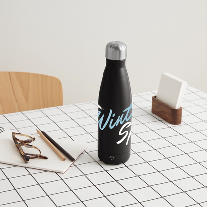 Thermosflasche "Wintersports" - Schwarz