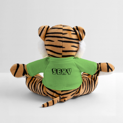 Maskottchen Tiger "Wild & Sexy" - Hellgrün