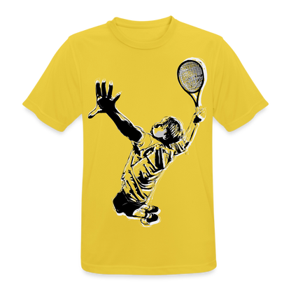 T-Shirt atmungsaktiv Herren "Tennisspieler" - Sonnengelb