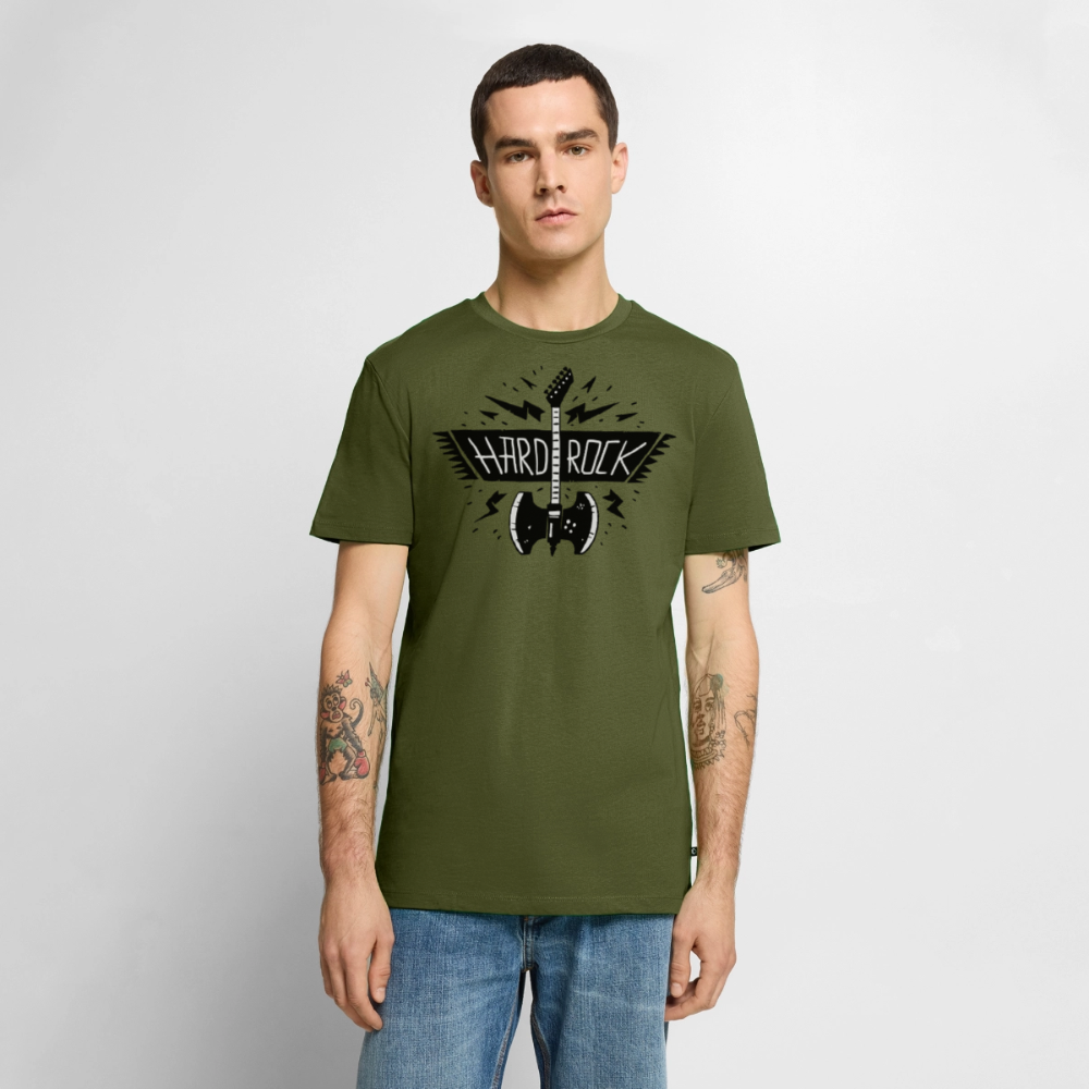 Männer Premium T-Shirt "Hard Rock" - Khaki