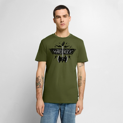 Männer Premium T-Shirt "Hard Rock" - Khaki