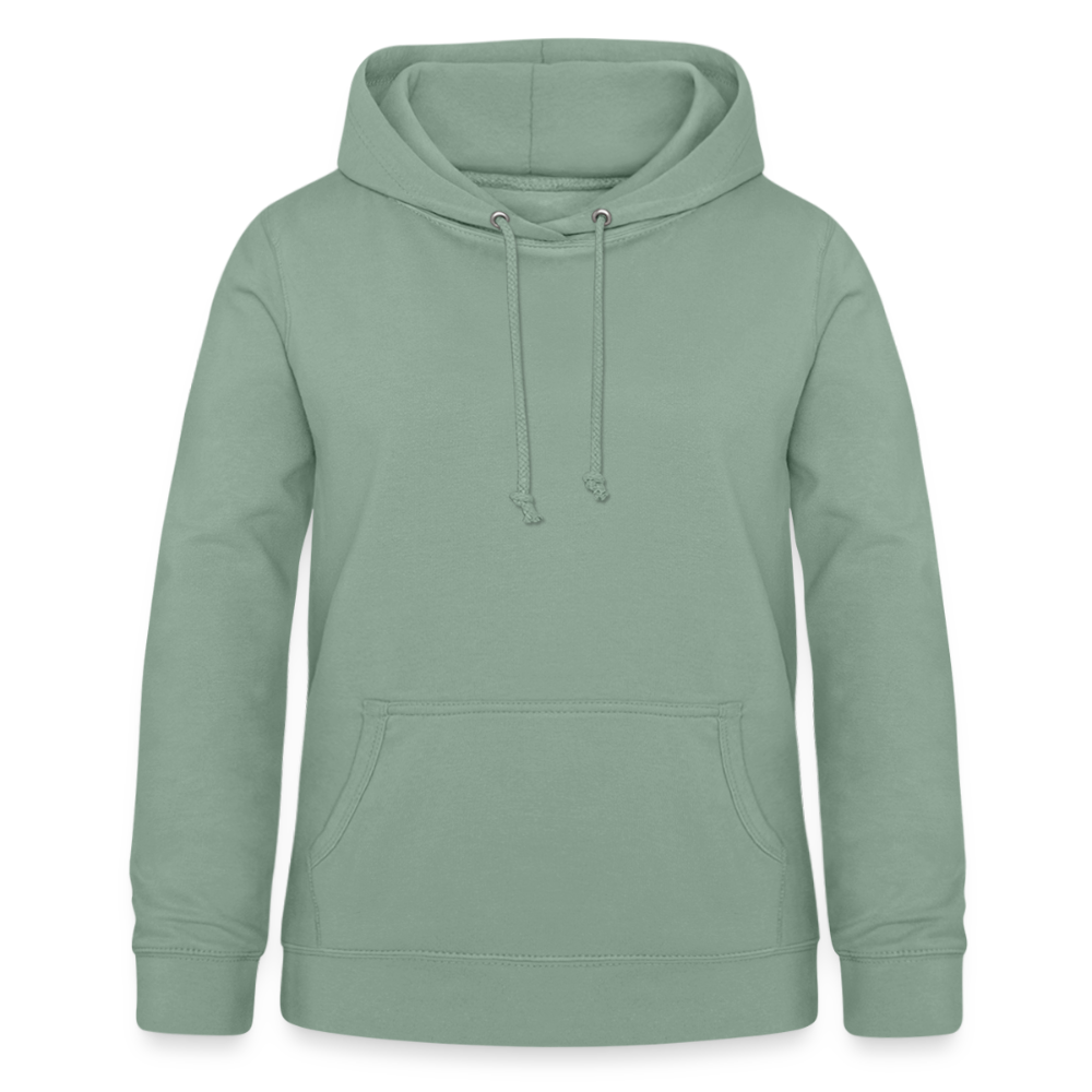 Frauen Hoodie "Totenkopf-Schwert" - Graugrün