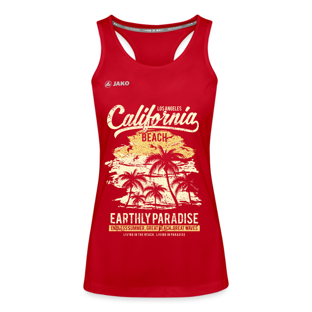 JAKO Frauen Tanktop Run 2.0 "California" - Rot