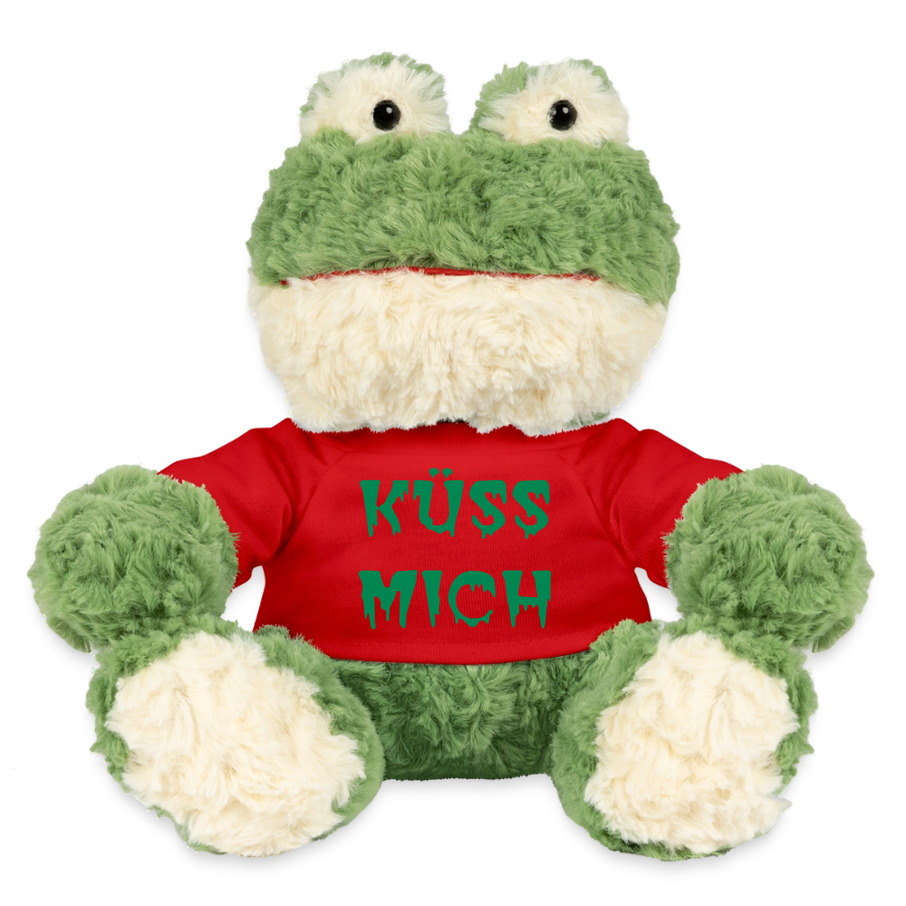 Maskottchen Frosch "Küss mich" - Rot