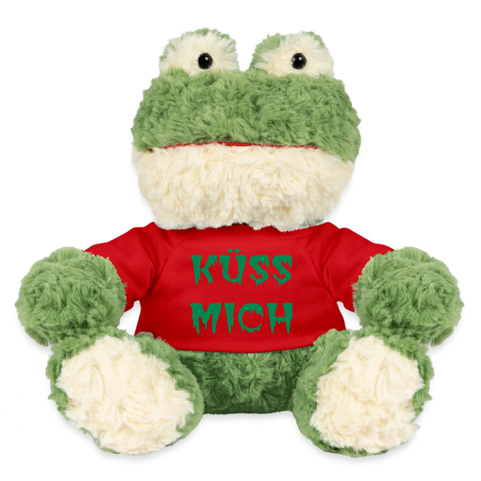 Maskottchen Frosch "Küss mich" - Rot
