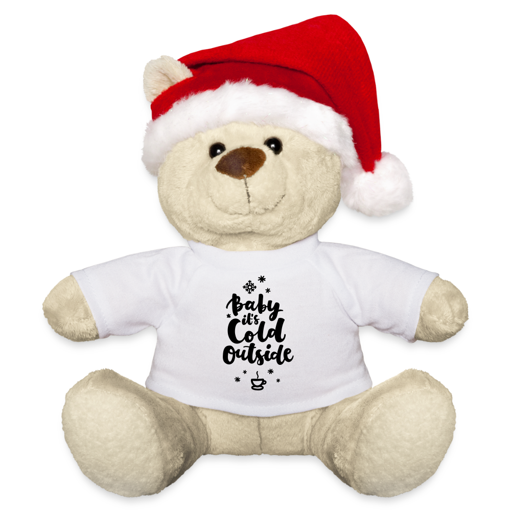 Weihnachtsteddy - Weiß