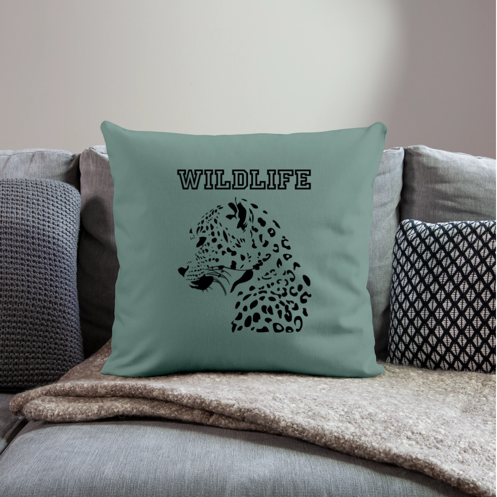 Sofakissen mit Füllung "Wildlife" - Tanngrün