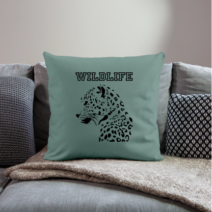 Sofakissen mit Füllung "Wildlife" - Tanngrün