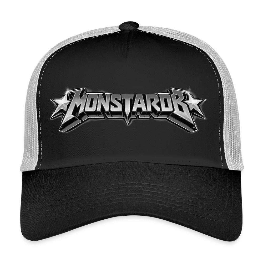 Trucker Cap "Monstarob" - Schwarz/Steingrau
