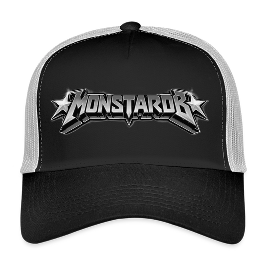 Trucker Cap "Monstarob" - Schwarz/Steingrau