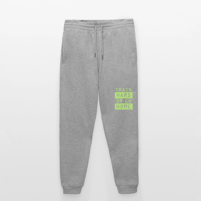 Jogginghose Unisex BIO "Train" - Grau meliert