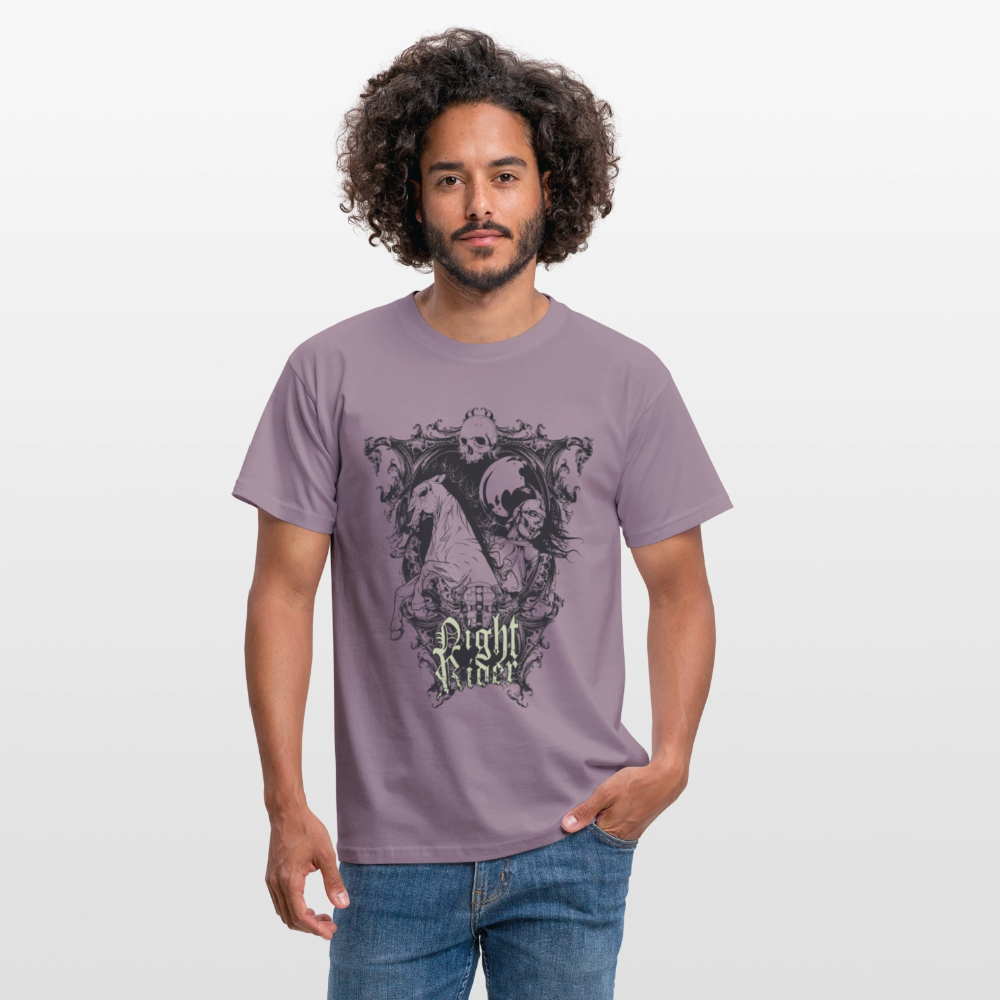 Männer T-Shirt - Lilagrau 