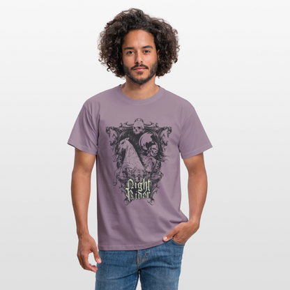 Männer T-Shirt - Lilagrau 