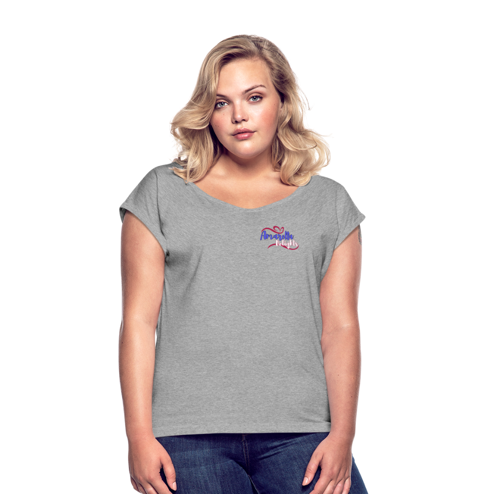 T-Shirt Damen "Amarella-Delights" - Grau meliert