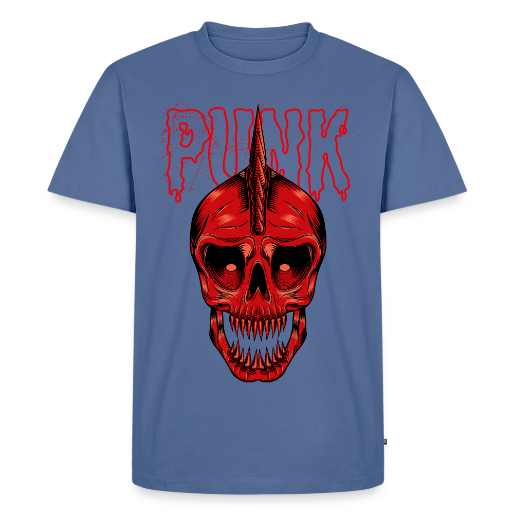 Männer Premium T-Shirt "Punk" - Taubenblau