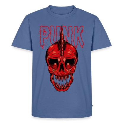 Männer Premium T-Shirt "Punk" - Taubenblau