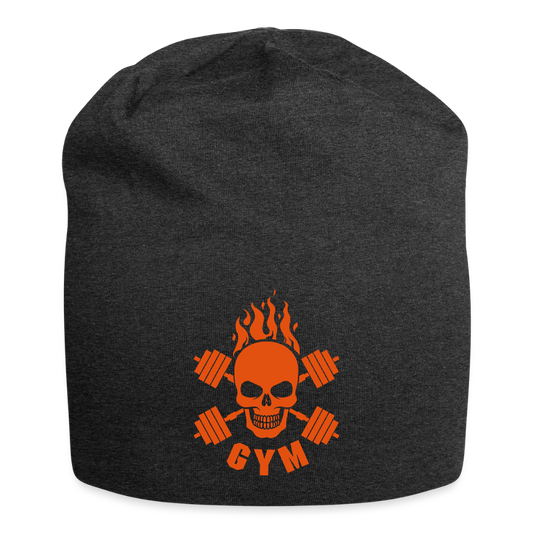 Jersey-Beanie "Skull Gym" - Anthrazit