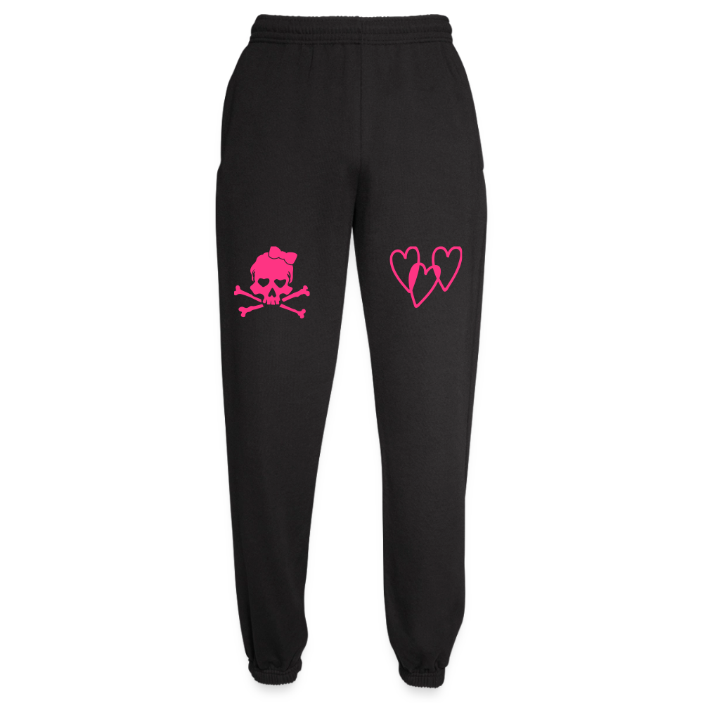 Jogginghose "Heart Skull" - Schwarz