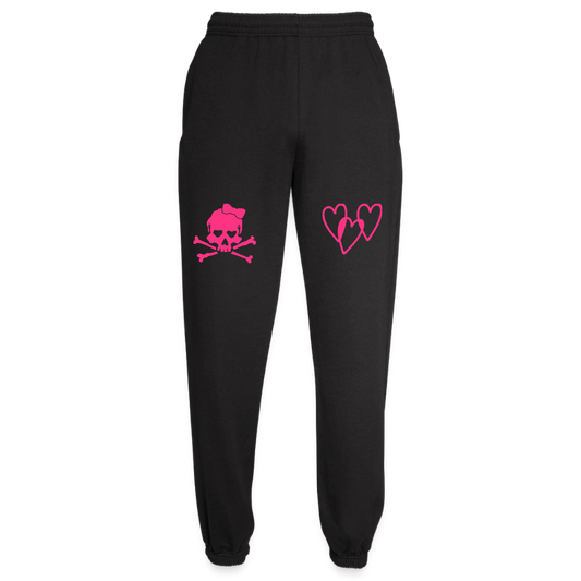 Jogginghose "Heart Skull" - Schwarz
