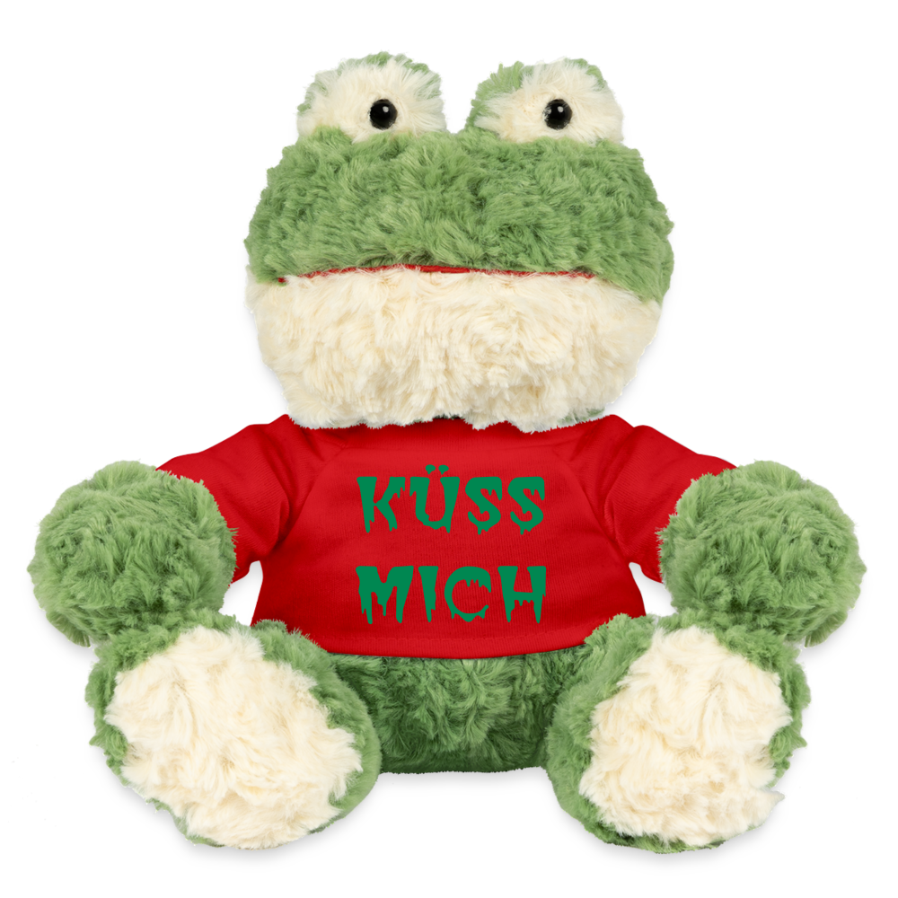 Maskottchen Frosch "Küss mich" - mit Customizer personalisierbar - Rot