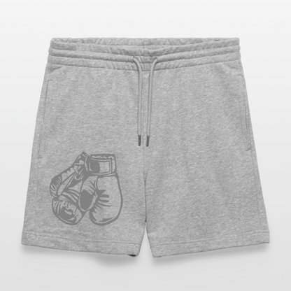 Joggingshorts Herren BIO "Boxen" - Grau meliert