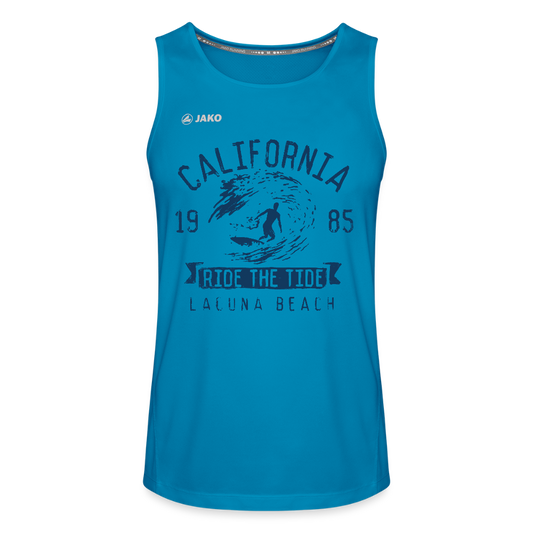 JAKO Männer Tanktop Run 2.0 "California" - mit Customizer personalisierbar - Saphirblau