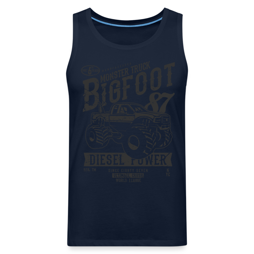 Tank Top "Bigfoot" mit Customizer personalisierbar - Navy