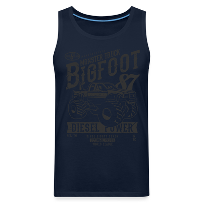 Tank Top "Bigfoot" mit Customizer personalisierbar - Navy