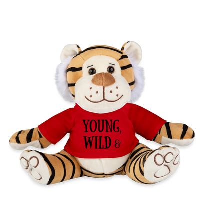 Maskottchen Tiger "Wild & Sexy" - Rot