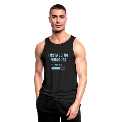 Tanktop atmungsaktiv Herren "Muscles" - Schwarz