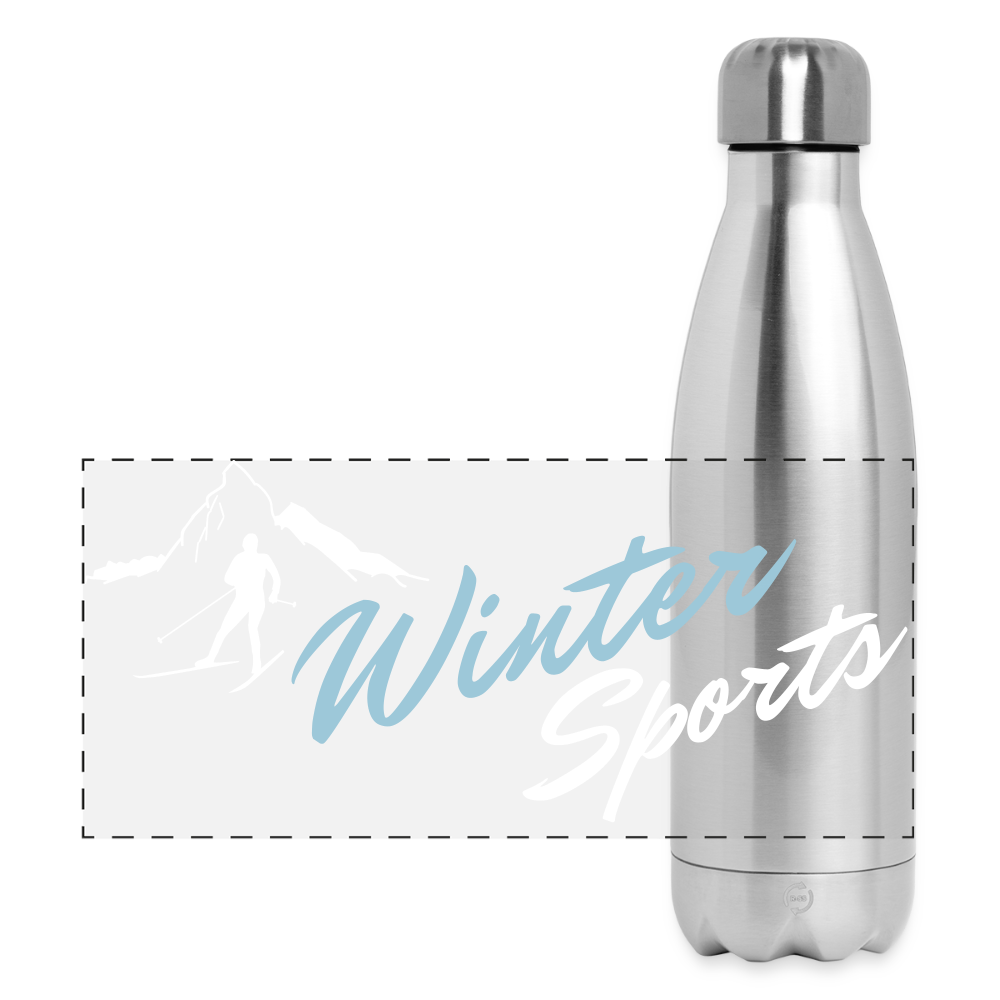Thermosflasche "Wintersports" - Lightsilver