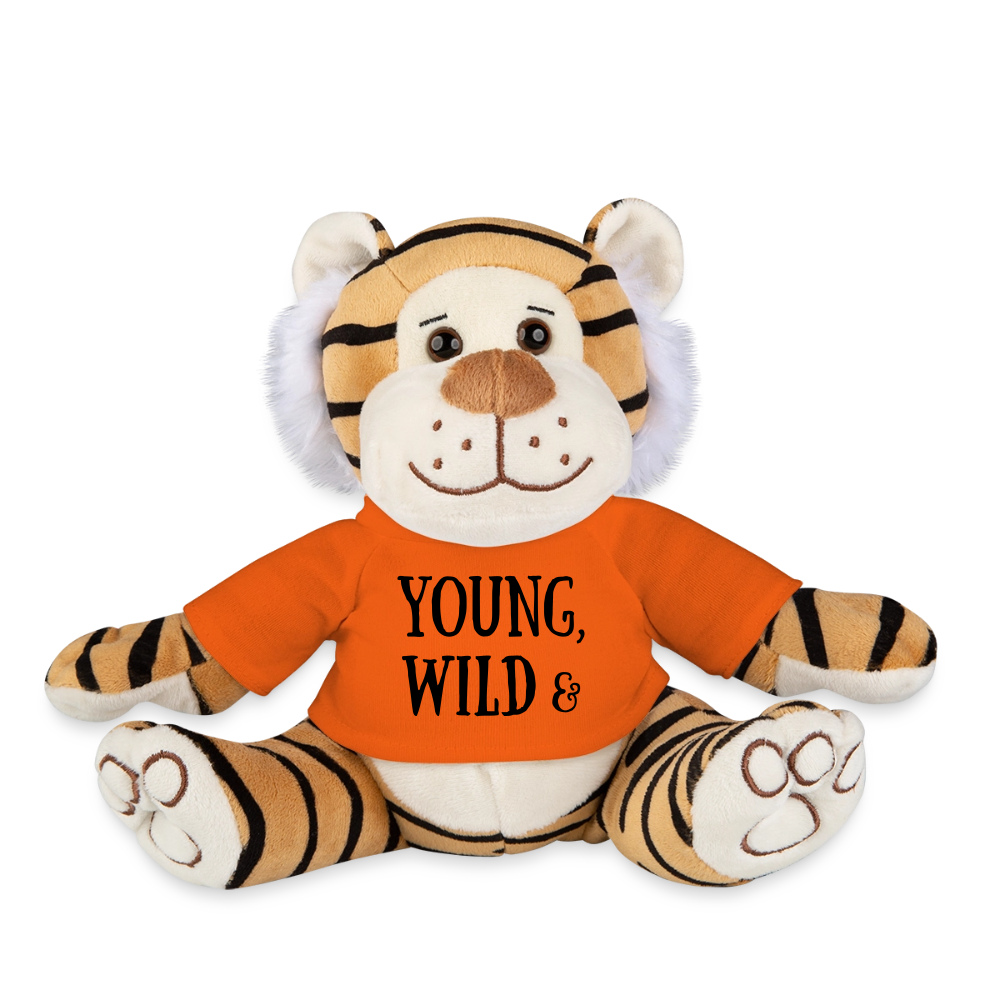 Maskottchen Tiger "Wild & Sexy" - Goldorange