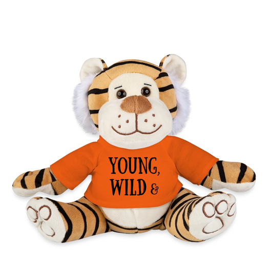 Maskottchen Tiger "Wild & Sexy" - Goldorange