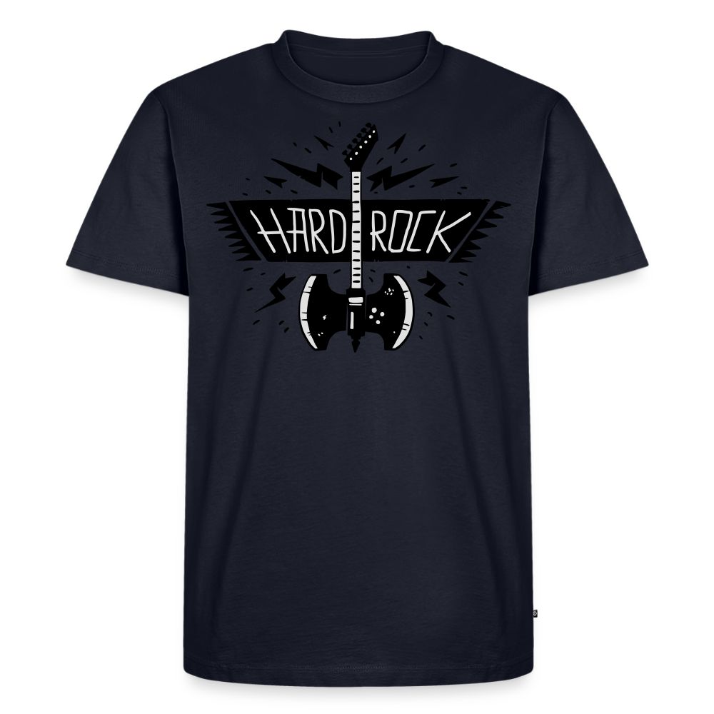Männer Premium T-Shirt "Hard Rock" - Navy