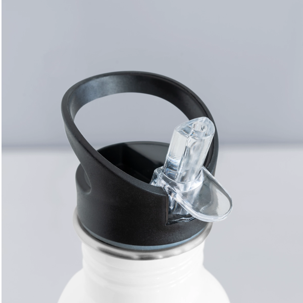 Trinkflasche "Power Up" - Weiß