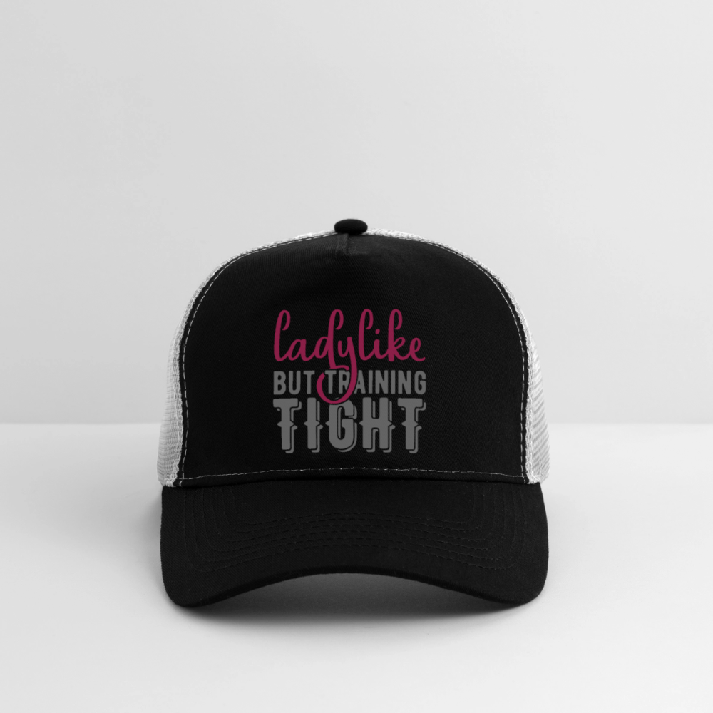 Trucker Cap "Ladylike" - Schwarz/Steingrau