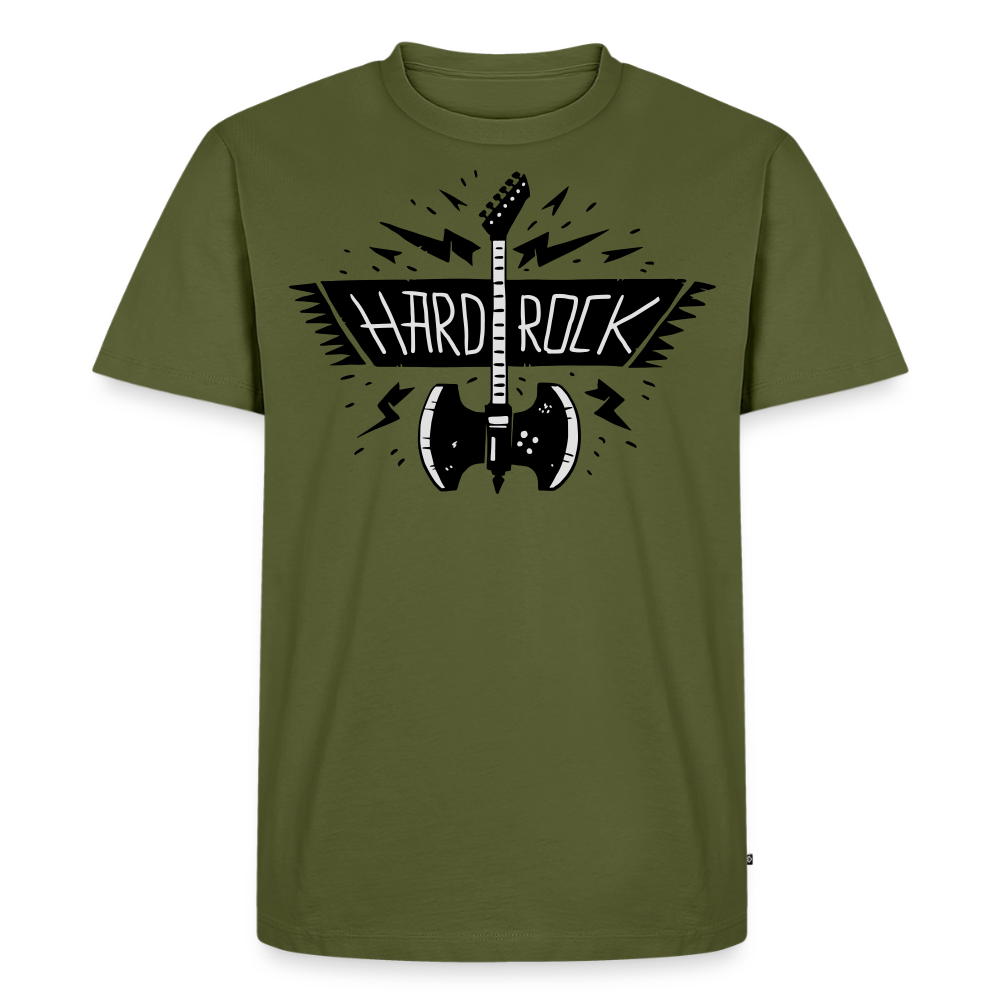 Männer Premium T-Shirt "Hard Rock" - Khaki