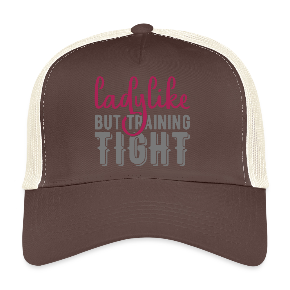 Trucker Cap "Ladylike" - Braun/Beige