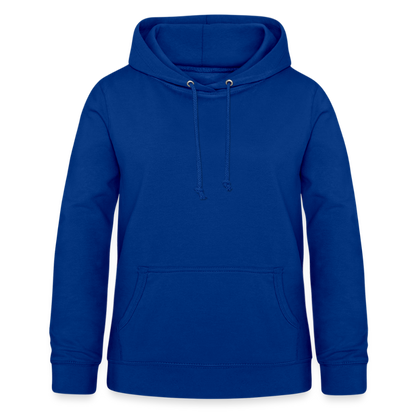 Frauen Hoodie "Totenkopf-Schwert" - Royalblau
