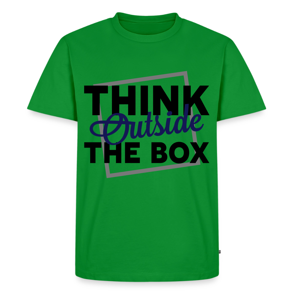 Premium T-Shirt "Outside the box" - Grün