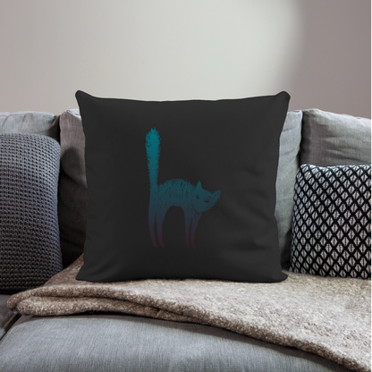 Sofakissenbezug 44 x 44 cm "Hallow-Cat" - mit Customizer personalisierbar - Schwarz