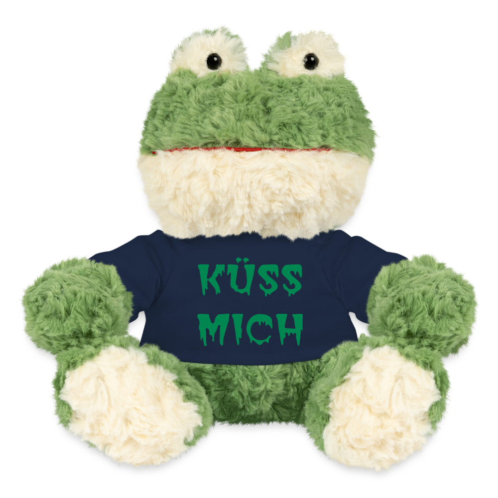Maskottchen Frosch "Küss mich" - mit Customizer personalisierbar - French Navy