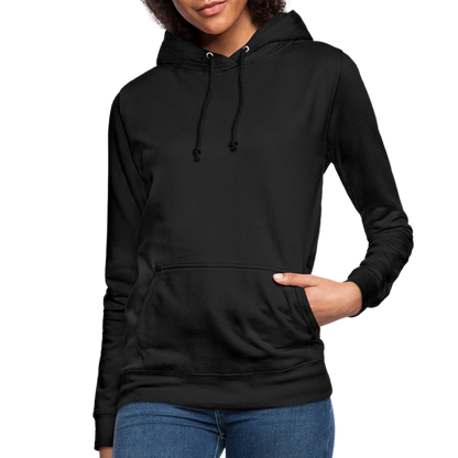 Frauen Hoodie "Totenkopf-Schwert" - Schwarz