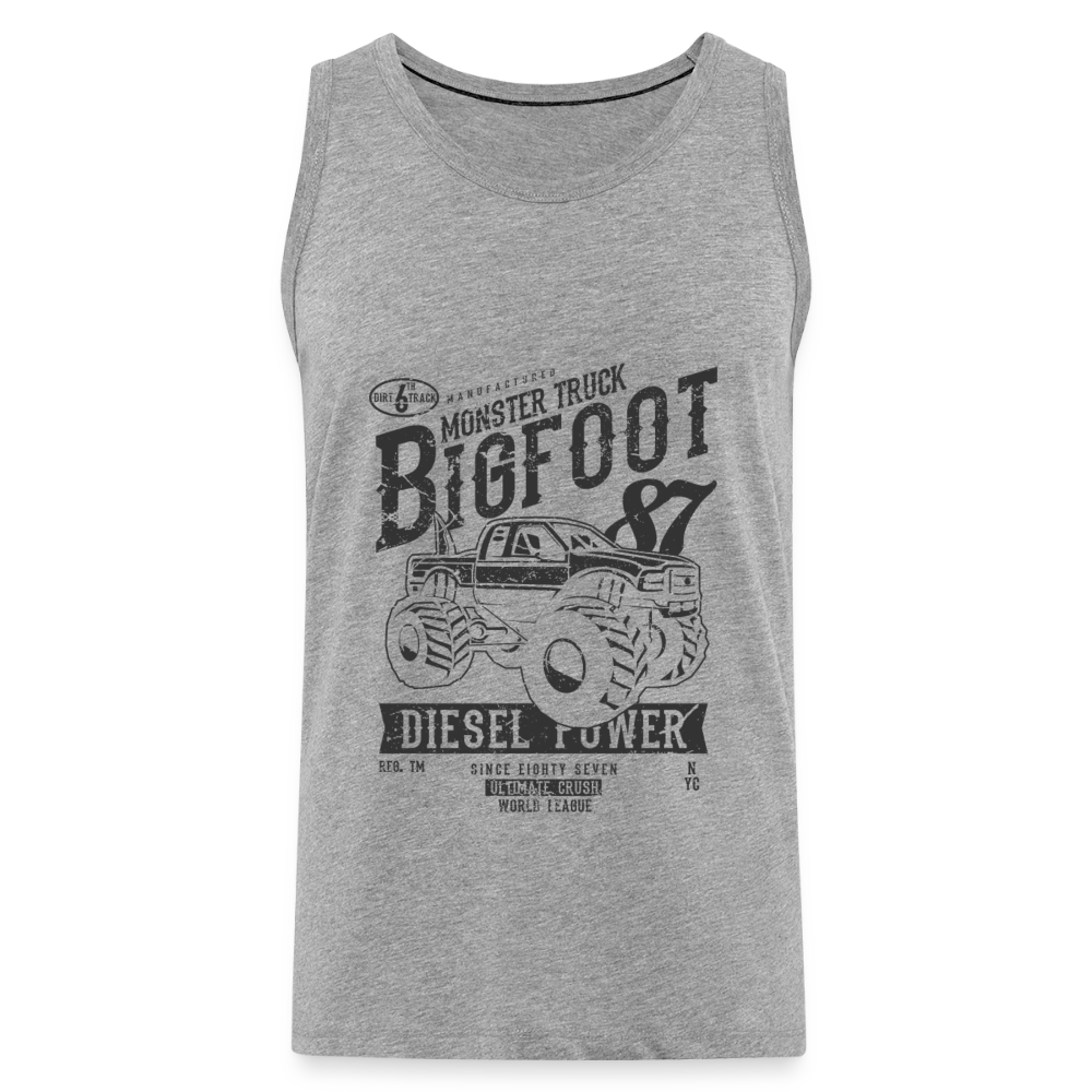 Tank Top "Bigfoot" - Grau meliert