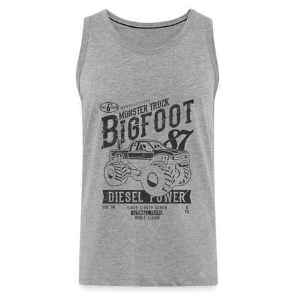 Tank Top "Bigfoot" - Grau meliert